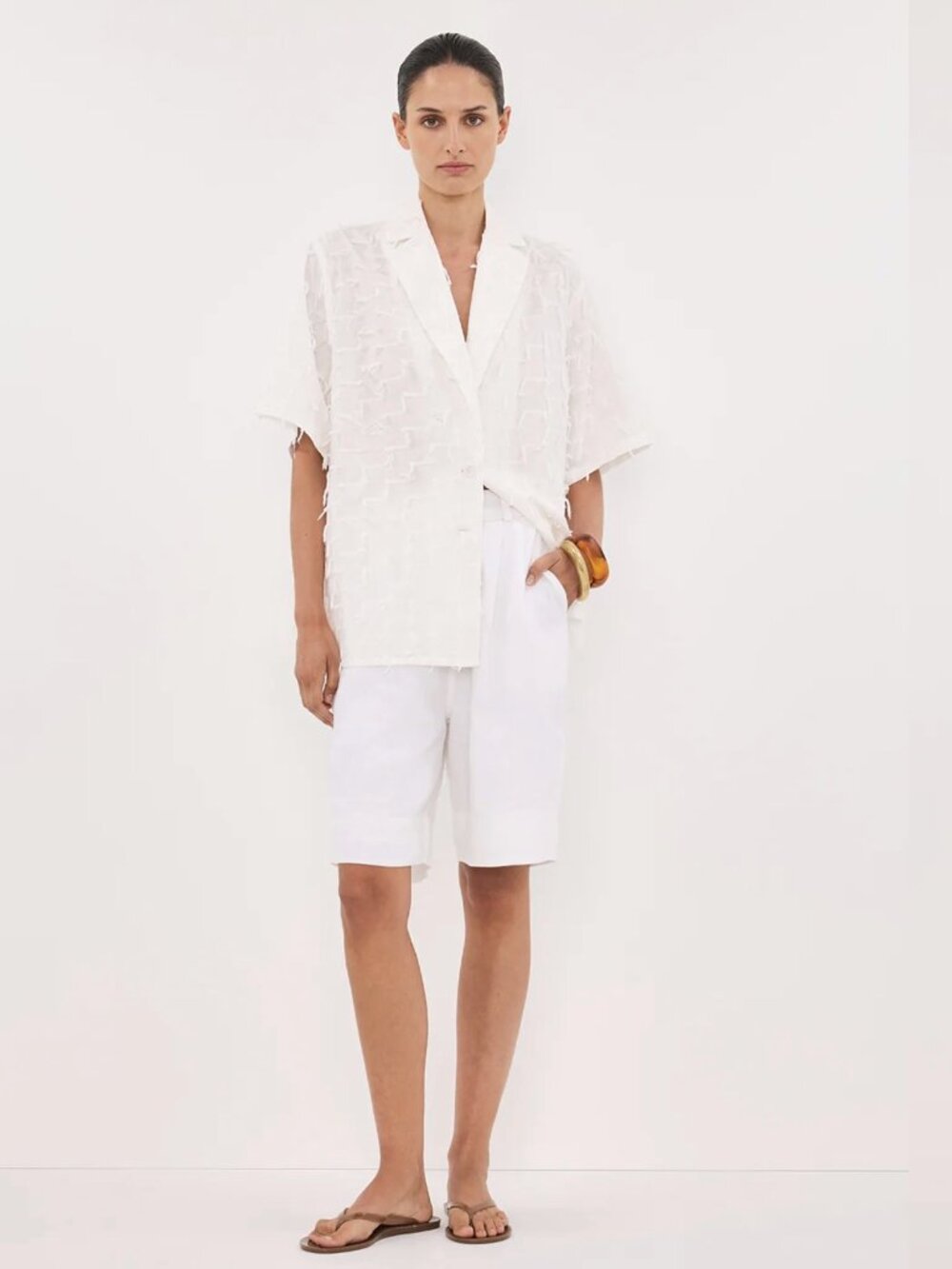 DISSH Paloma White Cotton Shirt Sz 4